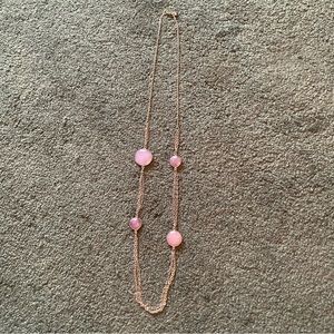 Loft long purple amethyst necklace